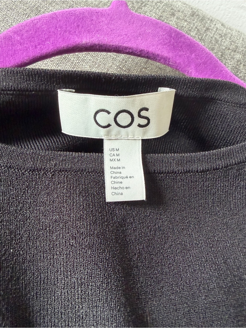 COS Black Sleeveless Heavyweight Knit Dress - Picture 2 of 9